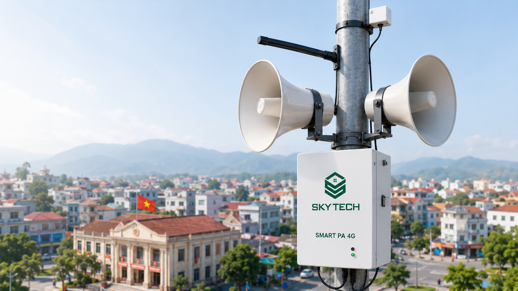 Smart 4G Commune Loudspeaker Solution